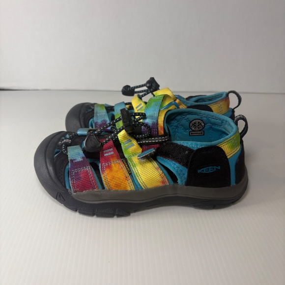 Keen Kids' Newport H2 Water Sandals Size 13 1018441 Tie Dye Rainbow Bungee Strap - Picture 5 of 15